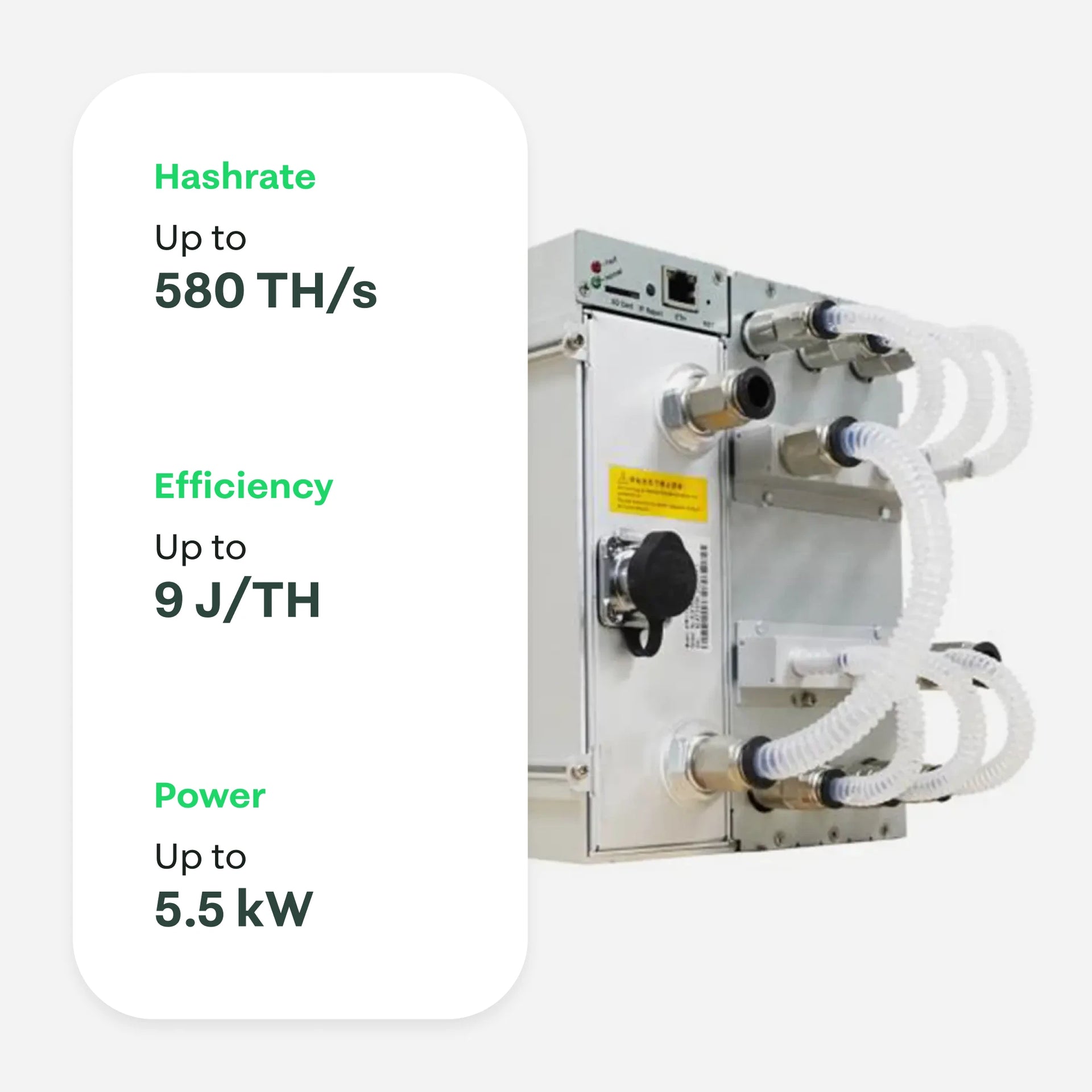 Bitmain Antminer S23 Hydro 580 TH - 21energy