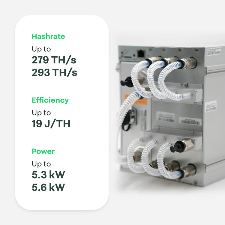 Bitmain Antminer S19 XP+ Hydro 293 TH - 21energy