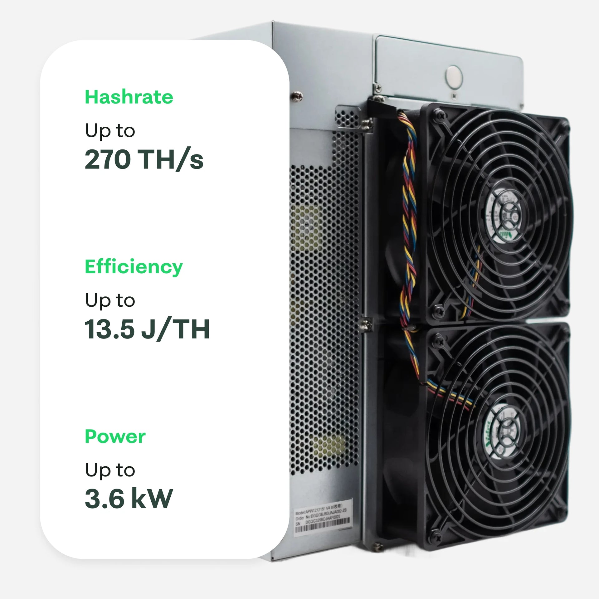 Bitmain Antminer S21 XP 270 TH