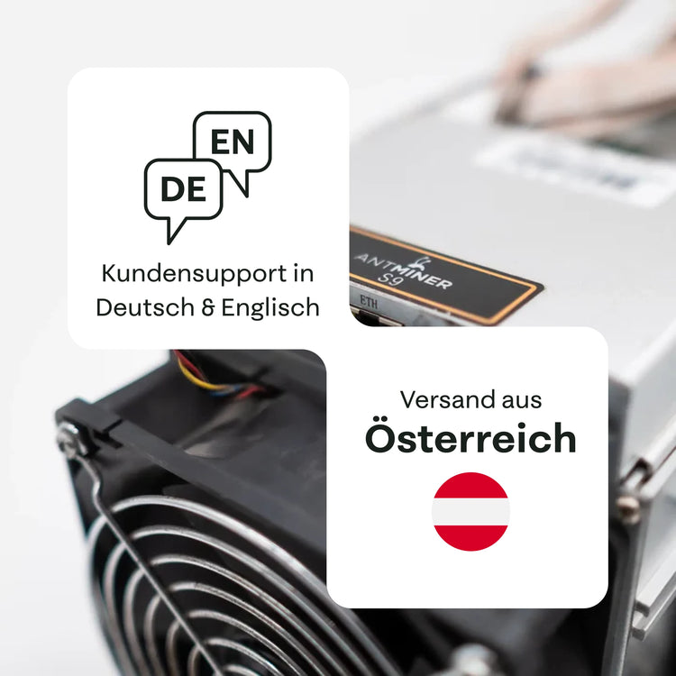 Bitmain Antminer S9 Miner – Kundensupport auf Deutsch & Englisch, Versand aus Österreich – 21energy.