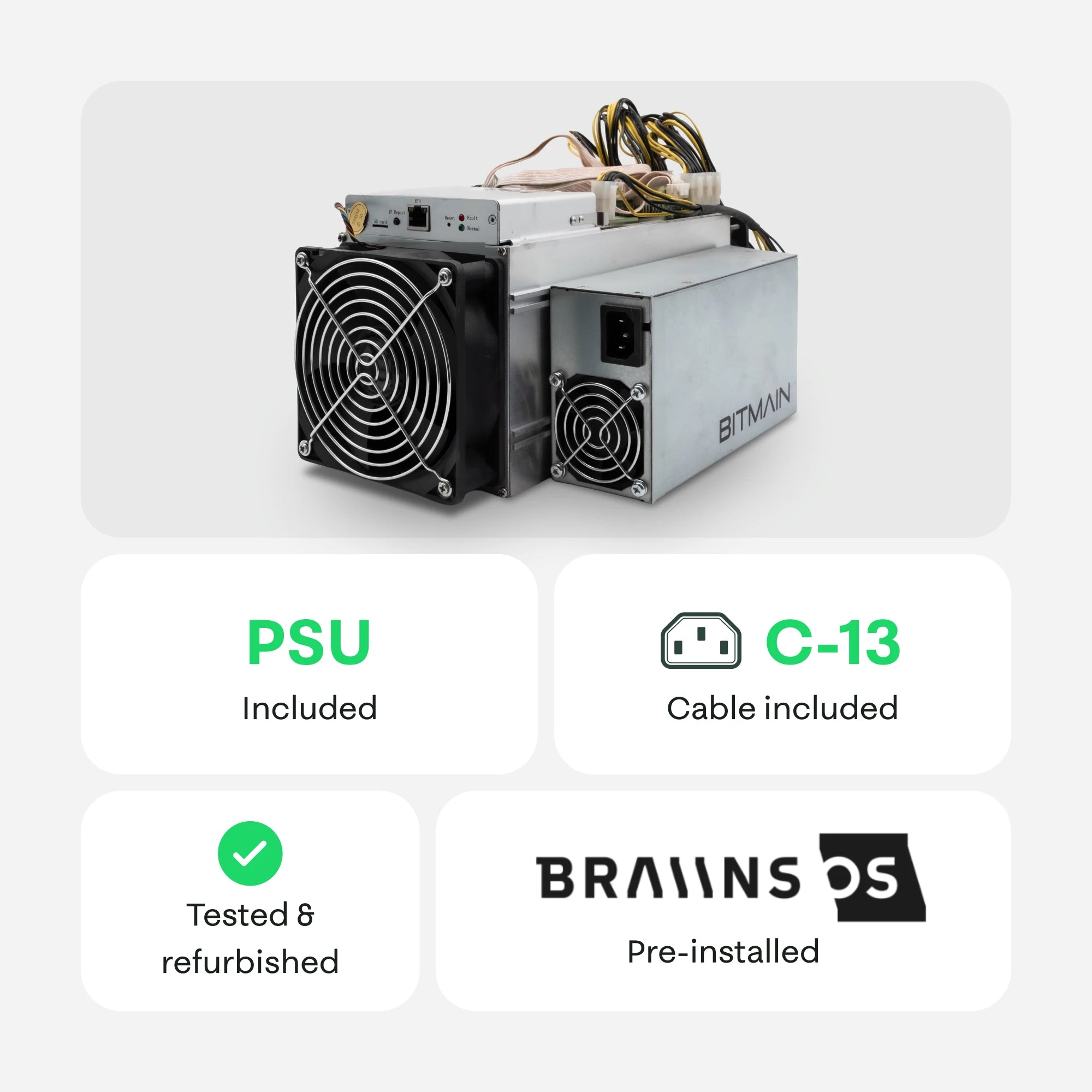 Bitmain Antminer S9 Bitcoin Miner — 21energy Bitmain Antminer S9 Bitcoin Miner — 21energy