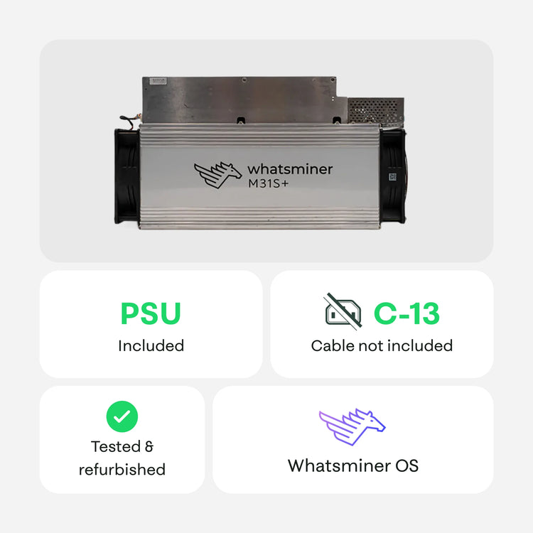 MicroBT Whatsminer M31S+ 80 TH - 21energy