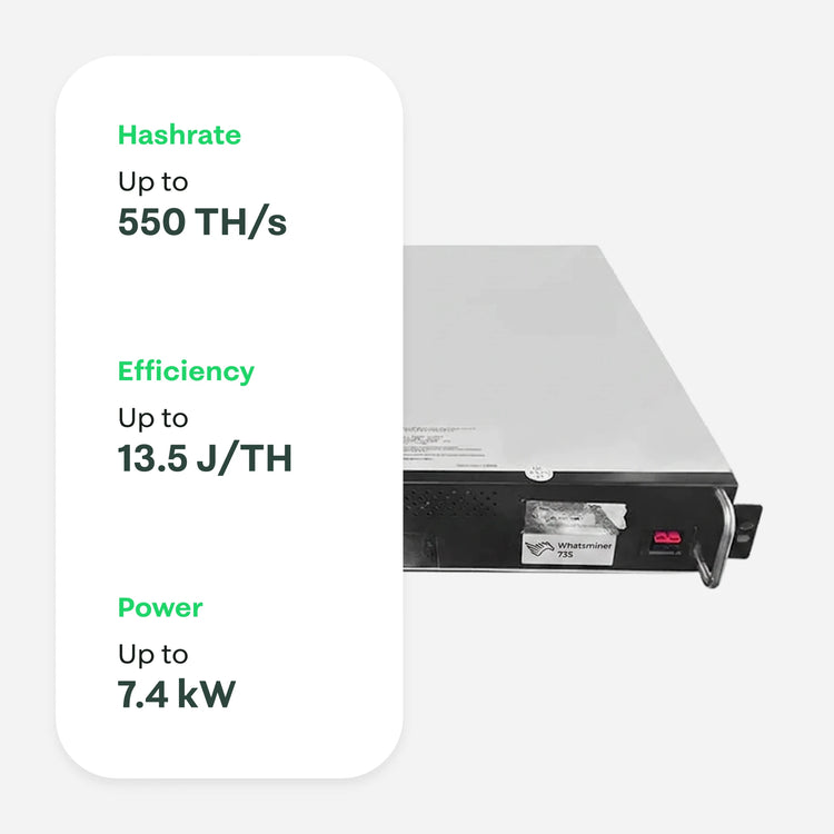 MicroBT Whatsminer M73S 550 TH - 21energy