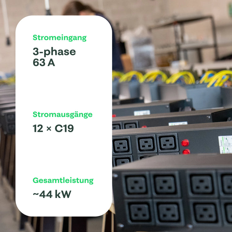 Power Mining 63A 3-Phase PDU